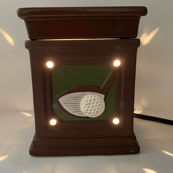 Scentsy Other - Scentsy Fore Golf Theme Wax Warmer RETIRED Golf Wax Warmer Full Size Fathers Day